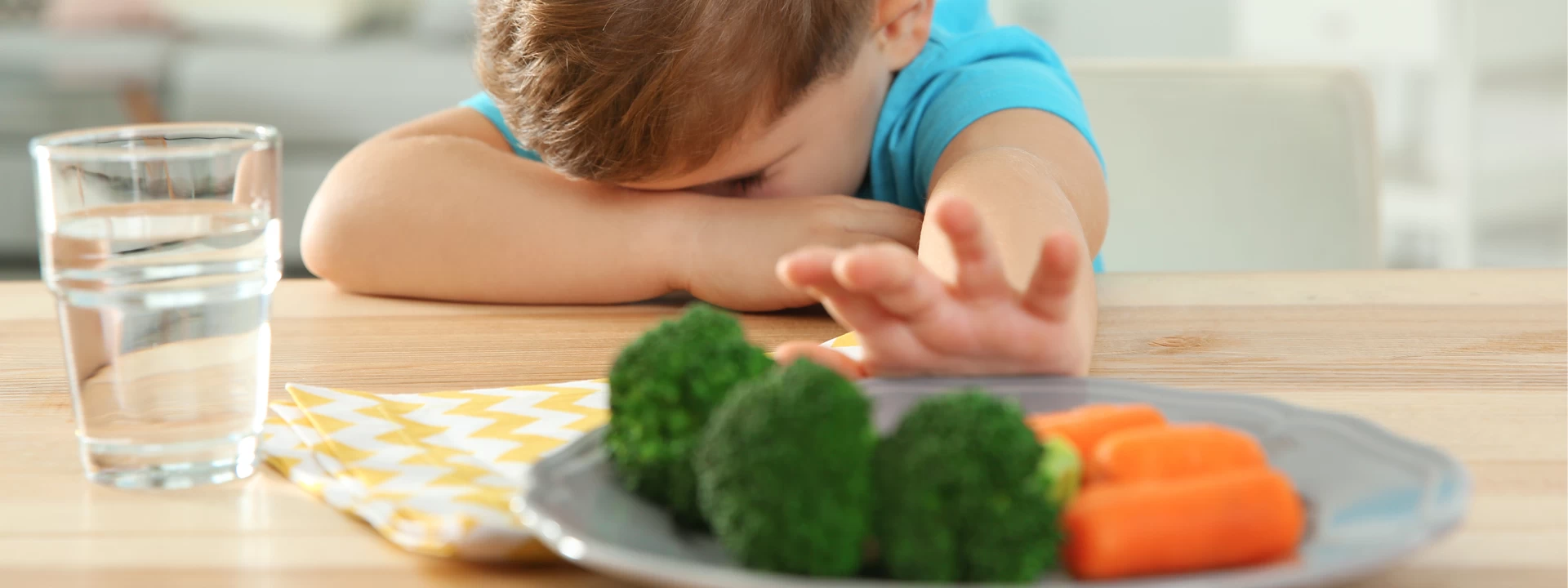 Meu filho não come vegetais, o que fazer?